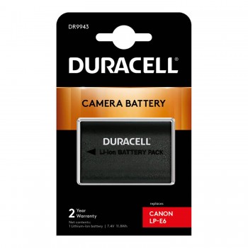 Baterija Duracell DR9943 7,4 V 1600 mAh Li-Ion - Canon LP-E6, EOS