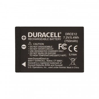 Baterija Duracell DRCE12 7,2 V 750 mAh Li-Ion - Canon LP-E12, EOS