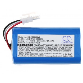 Baterija iCLEBO EBKRTRHB000118-VE, EBKRWHCC00978 14,4V 2600mAh  ARTE YCR-M05, POP YCR-M05-P, Smart YCR-M04-1