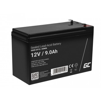 Akumuliatorius Green Cell 12V / 9Ah / AGM / AGM06