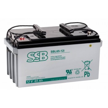 Akumuliatorius SSB SBL 65-12i 12V 65Ah AGM nereikalaujanti priežiūros