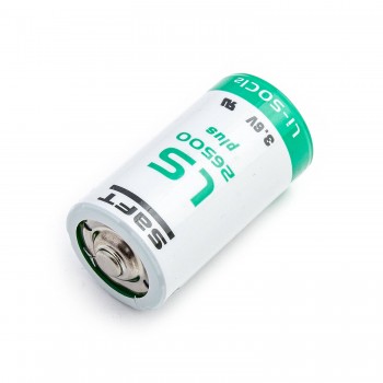 SAFT LS26500 Plus / STD Li-SOCl2 3,6 V 8500 mAh ličio akumuliatorius - ER26500, TL-4920, SL-2770, SL-770, XL-140F SAFT LS26500 Plus / STD Li-SOCl2 3,6 V 8500 mAh ličio akumuliatorius - ER26500, TL-4920, SL-2770, SL-770, XL-140F