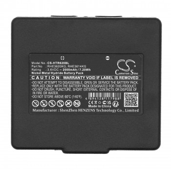 Baterija Hetronic Mini 68300600, 68300900, 68300940, 68300990, HE900 3,6V 2000mAh, skirta Harris, Abitron Mini, Potain, KOMATSU