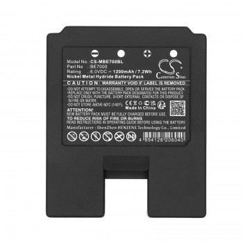 IMET baterija AS022 AS035 BE7000 6V 1200mAh NiMh, skirta Imet MICRON