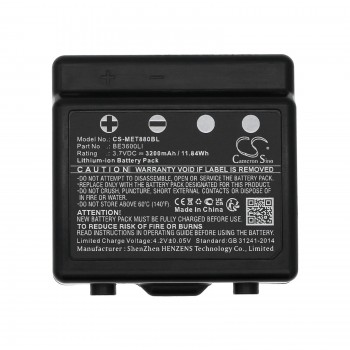IMET baterija AS106 BE3600Li 3.7V 3200mAh Li-Ion, skirta M880 KRON THOR2 ZED ZEUS2