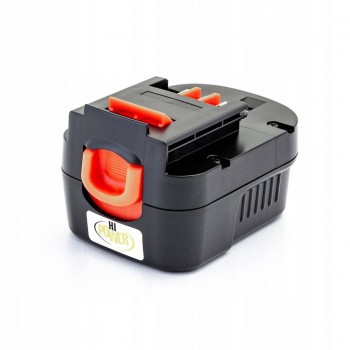 Black & Decker A12, HP12, HP122, A1712 12V 2.0Ah Ah NiMH Akumuliatorius, skirtas elektriniams įrankiams HP126F2B, HP126F2K, HP126F2K, HP126F3K, CP12K, XTC12IK