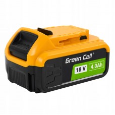 Green Cell  akumuliatorius DeWalt DCB102 DCB180 DCB182 DCB185 DCB200 DCB606 18V 4000mAh Li-Ion akumuliatorius, skirtas DeWalt elektriniams įrankiams