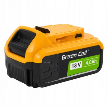 Green Cell  akumuliatorius DeWalt DCB102 DCB180 DCB182 DCB185 DCB200 DCB606 18V 4000mAh Li-Ion akumuliatorius, skirtas DeWalt elektriniams įrankiams