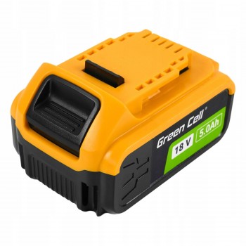 Green Cell DeWalt DCB180, DCB181, DCB182, DCB183, DCB184, DCB185, DCB200, DCB201, DCB203, DCB204, DCB205, DCB206 18V 5.0Ah ličio jonų  baterija, skirta elektriniams įrankiams