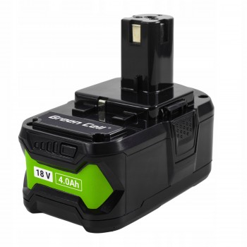 Green Cell RYOBI BPL-1815, BPL-1820G, BPL18151,BPL1820, P102, P103, P104, P107 18V 4.0Ah Li-Ion  akumuliatorius elektriniams įrankiams BID-1801M, BID-180L, BID1821, BIW180