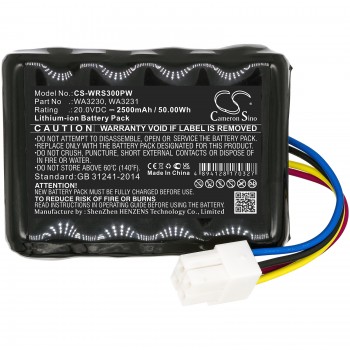 Vorx WA3230 Landroid vejapjovei S300 2018 WR105SI 20V 2500mAh Li-Ion akumuliatorius