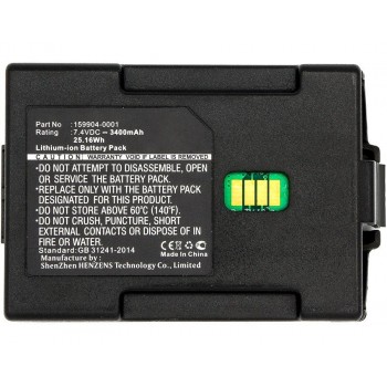 Baterija skeneriui LXE 159904-0001, 163467-0001, MX7A380BATT 7,4V 3400mAh Li-Ion  LXE MX7