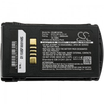 Baterija skeneriui Motorola Zebra MC3200 MC32N0 BTRY-MC32-01-01 3,7V 6800mAh Li-Ion