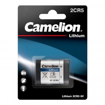 Camelion ličio baterija 2CR5 6V 1400mAh - EL2CR5, KL2CR5, EL2CR5BP, RL2CR5, DL245, DL345, 5032LC, 245