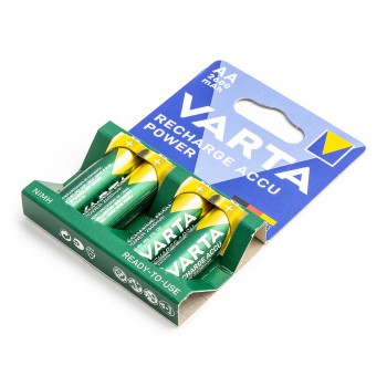 Įkraunamos baterijos VARTA R2U, R6 AA HR6 MIGNON 1,2V 2600mAh NiMH 4BL