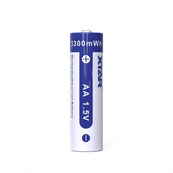„Xtar R6“ / AA / LR06 1,5 V ličio jonų 2000 mAh akumuliatorius su apsauga, 4 vnt. dėžutėje