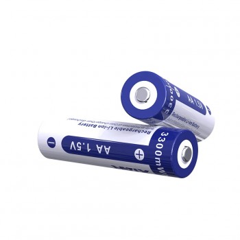 „Xtar R6“ / AA / LR06 1,5 V ličio jonų 2000 mAh akumuliatorius su apsauga, 4 vnt. dėžutėje