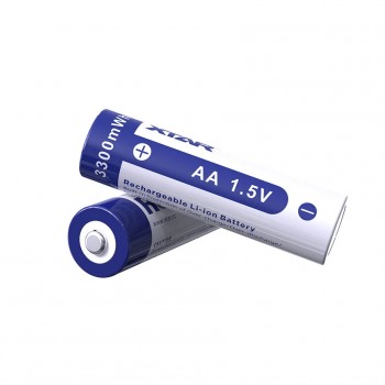 „Xtar R6“ / AA / LR06 1,5 V ličio jonų 2000 mAh akumuliatorius su apsauga, 4 vnt. dėžutėje