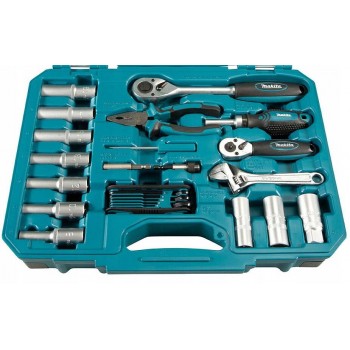 87 Makita E-08458 rankinių įrankių rinkinys