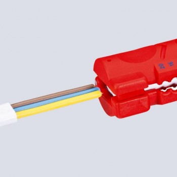 Knipex plokščių ir apvalių kabelių nuėmimo įrankis 1664125SB