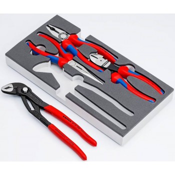 Replės su putplasčio įdėklu 4 dalių rinkinys Knipex 002001V15