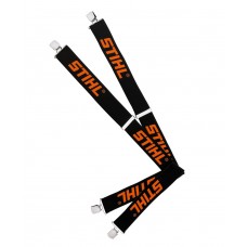Juodos ir oranžinės spalvos kelnių petnešos, 130 cm, metalinės, Stihl 00008841576