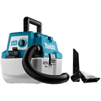 Makita DVC750LZX1 7,5 l 18 V Li-Ion akumuliatorinis nešiojamasis šlapio ir sauso valymo siurblys