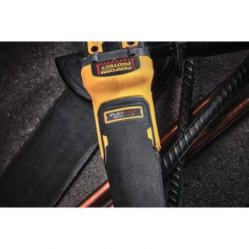 18V XR FVA 125 mm kampinis šlifuoklis DeWalt korpusas