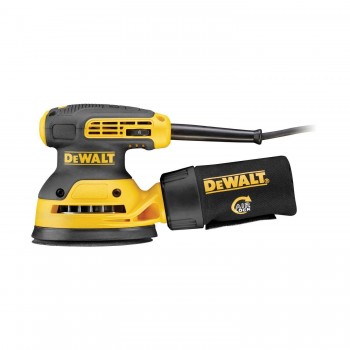 Ekscentrinis šlifuoklis su viršutiniu kotu 125 mm 280 W DeWalt DWE6423-QS