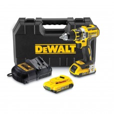 18V XR 2x2Ah 13 mm DeWalt bešepetėlinis gręžtuvas / šepetys