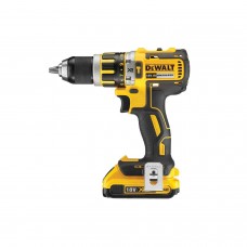 18V XR 2x2Ah 13 mm DeWalt bešepetėlinis gręžtuvas / šepetys su smūgiu