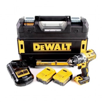 Gręžtuvas-suktuvas  18V XR 2x5,0Ah kufer TSTAK DeWalt