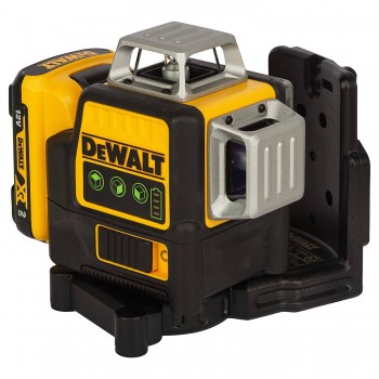12 V XR 3x360 1x2 Ah DeWalt žalios kryžminės linijos lazeris