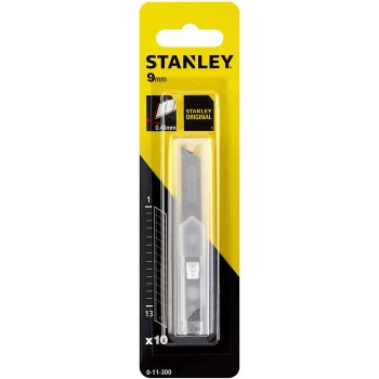 Nulaužiamas peiliukas 9 mm (10 vnt.) 0-11-300 Stanley