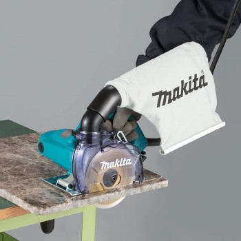 Makita 4100KB akumuliatorinis pjaustytuvas su „DRY“ deimantiniu disku, 125 mm, 1400 W