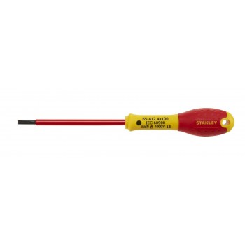 Stanley FatMax VDE plokščiasis atsuktuvas 4 x 100 mm su izoliacija 0-65-412