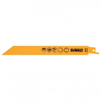 Dviejų metalų pjūklai, skirti metalo pjūklams 203 mm pakuotėje. 5 vnt. DeWalt DT2353-QZ