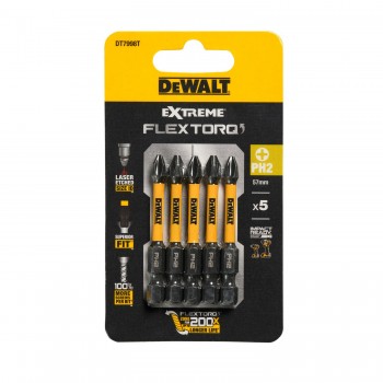 Smūginiai antgaliai PH2 50 mm 5 vnt. DeWalt DT7998T-QZ