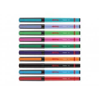 Rotring Linner plonųjų lainerių rinkinys 0,4 mm, 10 spalvų - 2166220