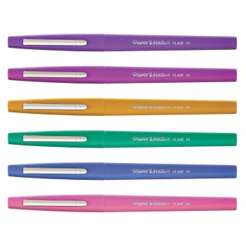 Tušinukų rinkinys piešimui PaperMate Flair Candy Pop 6 - 2028899