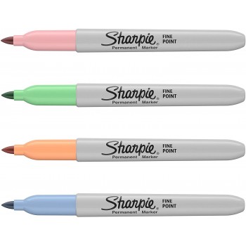 Markeriai Sharpie Fine Permanent Pastel 4 vnt. - 2065402