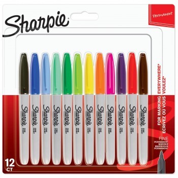 Markerių rinkinys Sharpie Fine 12 vnt – 2065404