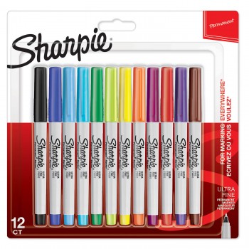 Markerių rinkinys Sharpie Ultra Fine 12 vnt. – 2065408