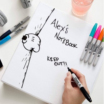 Sharpie Fine 20 spalvų rinkinys su dažų maišeliu