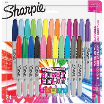 Sharpie Fine Color Burst 24 spalvų žymeklių rinkinys - 1956292