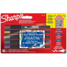 Sharpie kūrybinių akrilinių žymeklių rinkinys, 5 spalvos, teptuko galiukas - 2201182