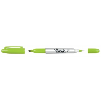 Sharpie Twin Tip šviesiai žalias markeris 1 vnt.
