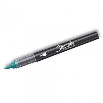 Sharpie žalias akrilinis žymeklis (žalias) - su teptuko galiuku - 2218068