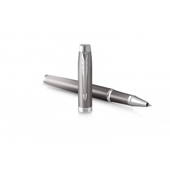 Parker IM Rituals Grey Rollerball Pen rinkinys su dėklu ir dovanų maišeliu