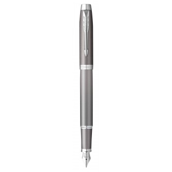 Parker IM Rituals Grey Rollerball Pen rinkinys su dėklu ir dovanų maišeliu